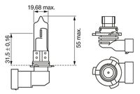 BOSCH 1 987 302 807 - Lámpara, faro principal