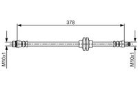 BOSCH 1 987 481 707 - Tubo flexible de frenos