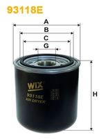 WIX FILTERS 93118E - Cartucho del secador de aire, sistema de aire comprimido