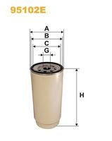 WIX FILTERS 95102E - Filtro combustible