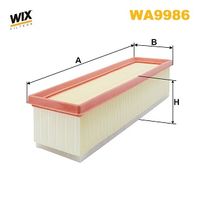 WIX FILTERS WA9986 - Filtro de aire