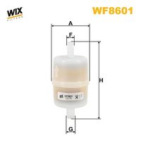 WIX FILTERS WF8601 - Filtro de aire - compresor aire de admisión