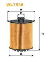 WIX FILTERS WL7536 - Filtro de aceite