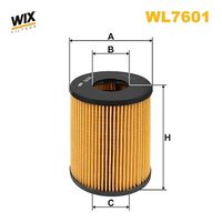 WIX FILTERS WL7601 - Filtro de aceite