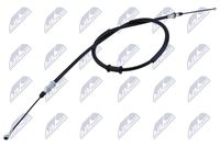 NTY HLR-PL-040 - Cable de accionamiento, freno de estacionamiento