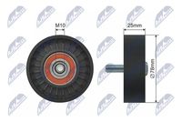 NTY RNK-CT-041 - Polea tensora, correa trapezoidal