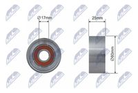 NTY RNK-CT-045 - Polea tensora, correa trapezoidal