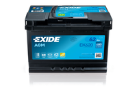 EXIDE EK620 - Batería de arranque