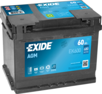 EXIDE EK600 - Batería de arranque