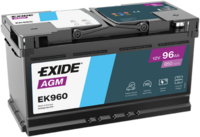 EXIDE EK960 - Batería de arranque