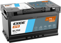 EXIDE EL752 - Batería de arranque