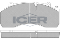 ICER 151437 - Juego de pastillas de freno