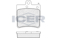 ICER 181311-396 - Juego de pastillas de freno