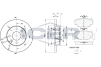 ICER 30554-4705 - Kit frenos, freno de disco