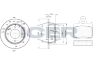 ICER 30812-7811 - Kit frenos, freno de disco