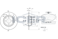 ICER 30835-8014 - Kit frenos, freno de disco