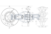 ICER 31396-5603 - Kit frenos, freno de disco