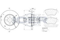 ICER 31444-1650 - Kit frenos, freno de disco