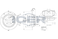 ICER 31676-0416 - Kit frenos, freno de disco