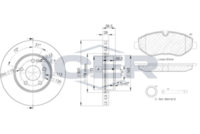 ICER 31786-0415 - Kit frenos, freno de disco