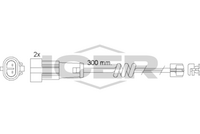 ICER 610470 E C - Contacto de aviso, desgaste de los frenos
