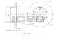 ICER 78BD0016-2 - Disco de freno