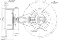 ICER 78BD0038-2 - Disco de freno