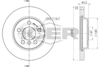 ICER 78BD0039-2 - Disco de freno