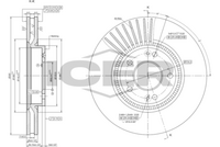 ICER 78BD0586-2 - Disco de freno