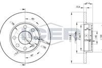 ICER 78BD1240-2 - Disco de freno