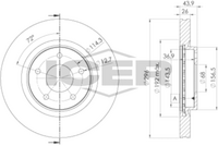 ICER 78BD2057-2 - Disco de freno