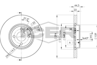 ICER 78BD2892-2 - Disco de freno