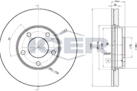 ICER 78BD3272-2 - Disco de freno