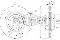 ICER 78BD3323-1 - Disco de freno