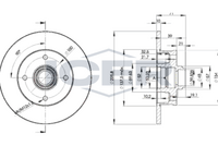 ICER 78BD3393-1 - Disco de freno