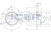 ICER 78BD3406-2 - Disco de freno