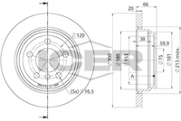 ICER 78BD3418-2 - Disco de freno