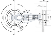 ICER 78BD3550-2 - Disco de freno