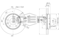 ICER 78BD4009-2 - Disco de freno