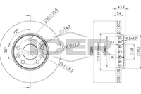 ICER 78BD4022-2 - Disco de freno