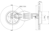 ICER 78BD4039-2 - Disco de freno