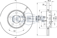 ICER 78BD4063-2 - Disco de freno