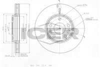 ICER 78BD4668-2 - Disco de freno