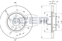 ICER 78BD4683-2 - Disco de freno