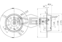 ICER 78BD5637-2 - Disco de freno