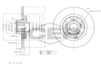 ICER 78BD6327-1 - Disco de freno