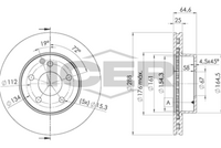 ICER 78BD6476-2 - Disco de freno