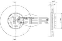 ICER 78BD6539-1 - Disco de freno