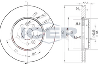 ICER 78BD6767-2 - Disco de freno