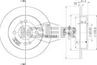 ICER 78BD7520-2 - Disco de freno